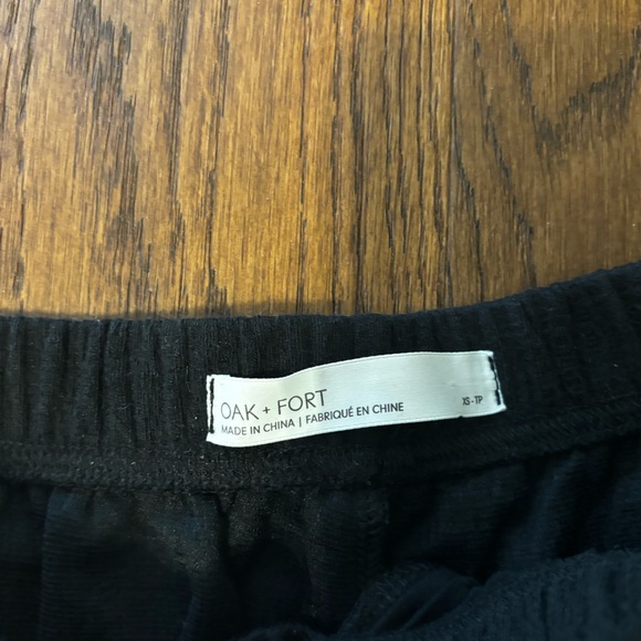 Oak and Fort Elastic Waist Pant | Size XS | Black - Picture 4 of 4